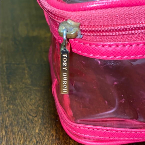Tory Burch pink cosmetic case - Picture 5 of 9